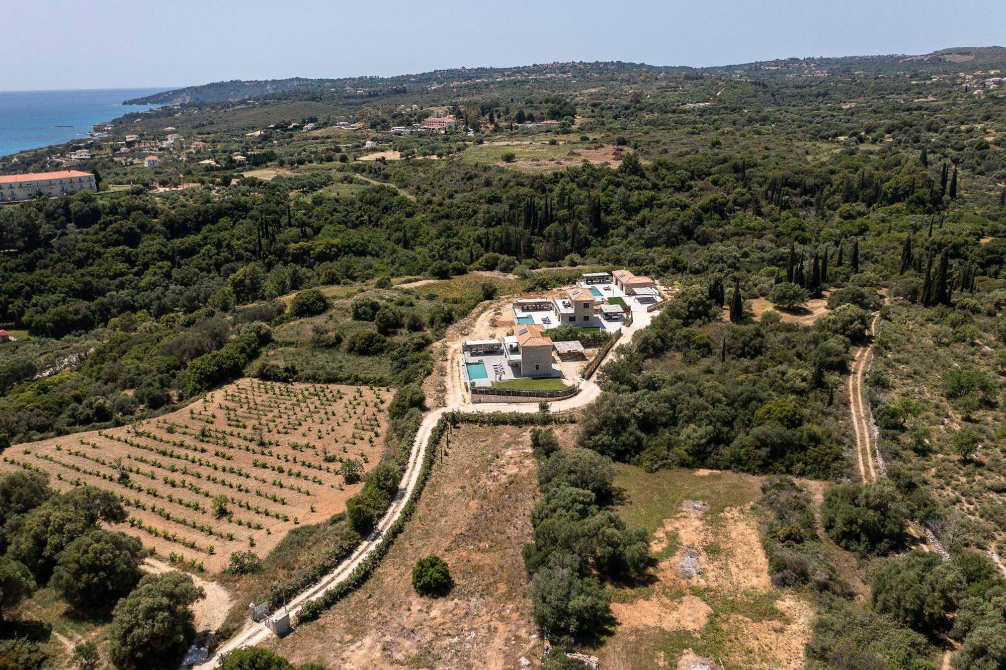 Kefalonia Stone Villas - Villa Petros Kefalonica Trapezaki  Buitenkant foto