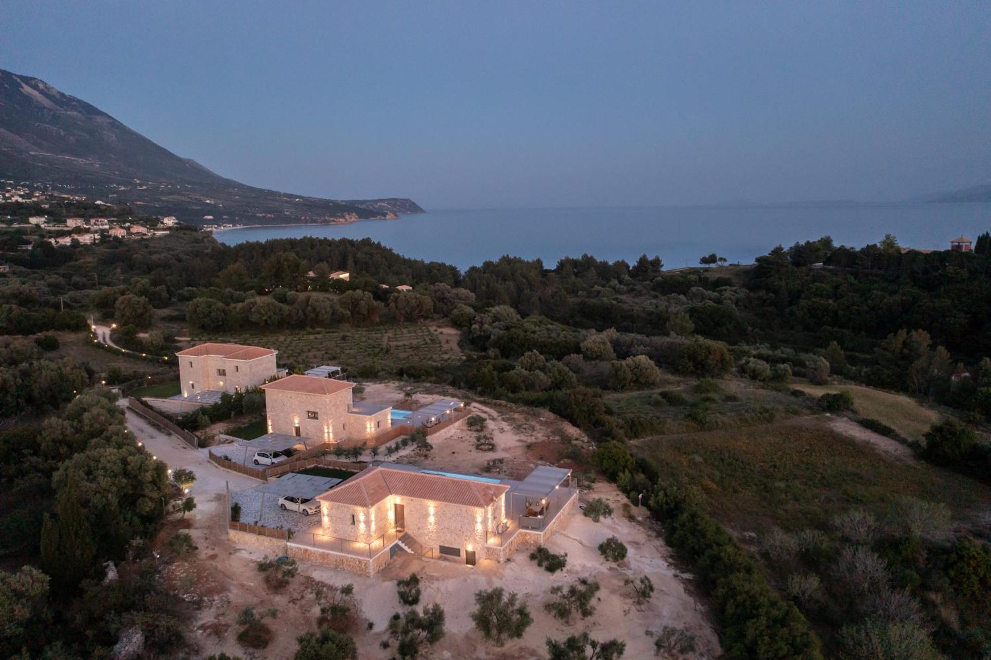 Kefalonia Stone Villas - Villa Petros Kefalonica Trapezaki  Buitenkant foto