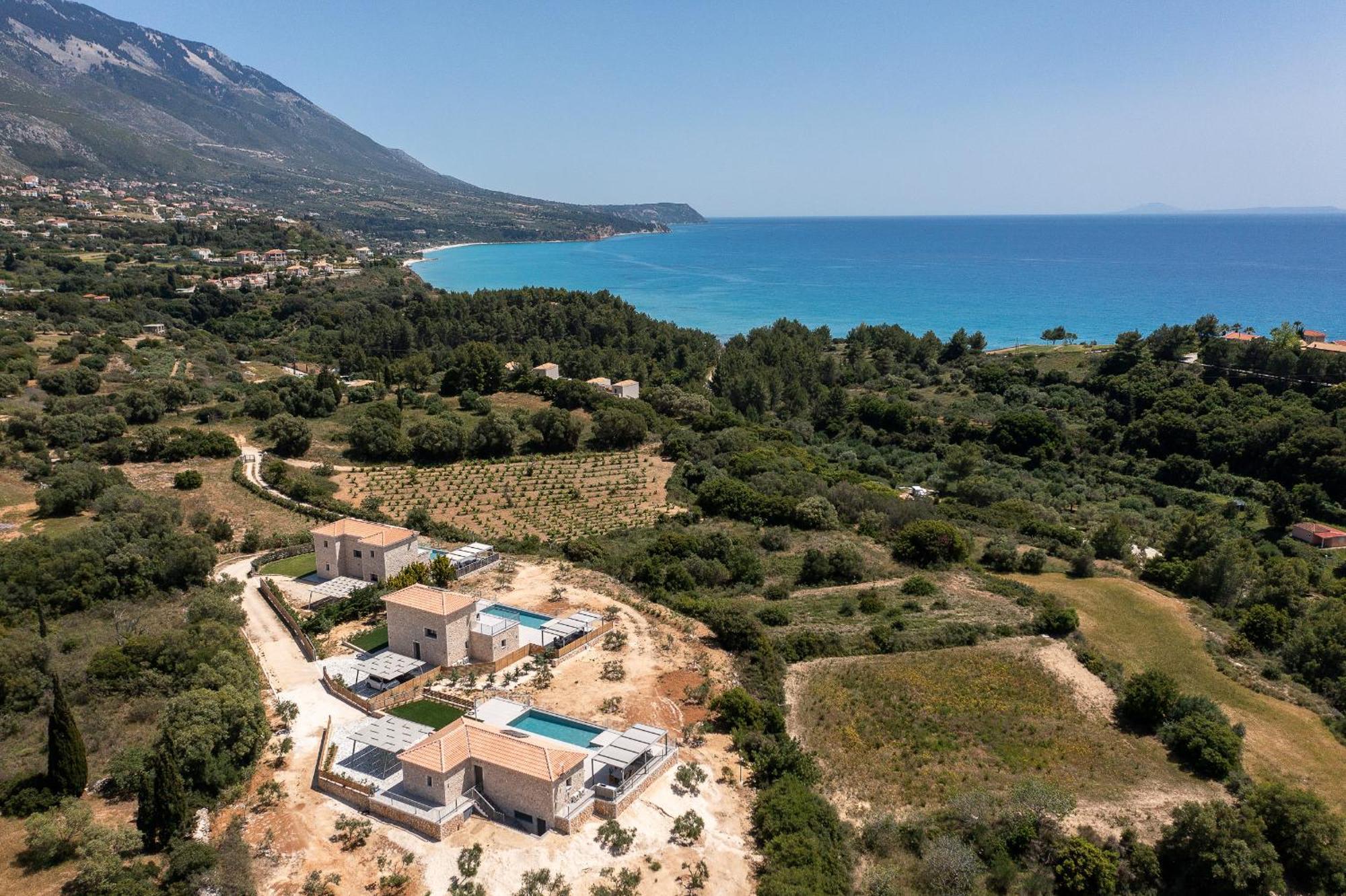 Kefalonia Stone Villas - Villa Petros Kefalonica Trapezaki  Buitenkant foto