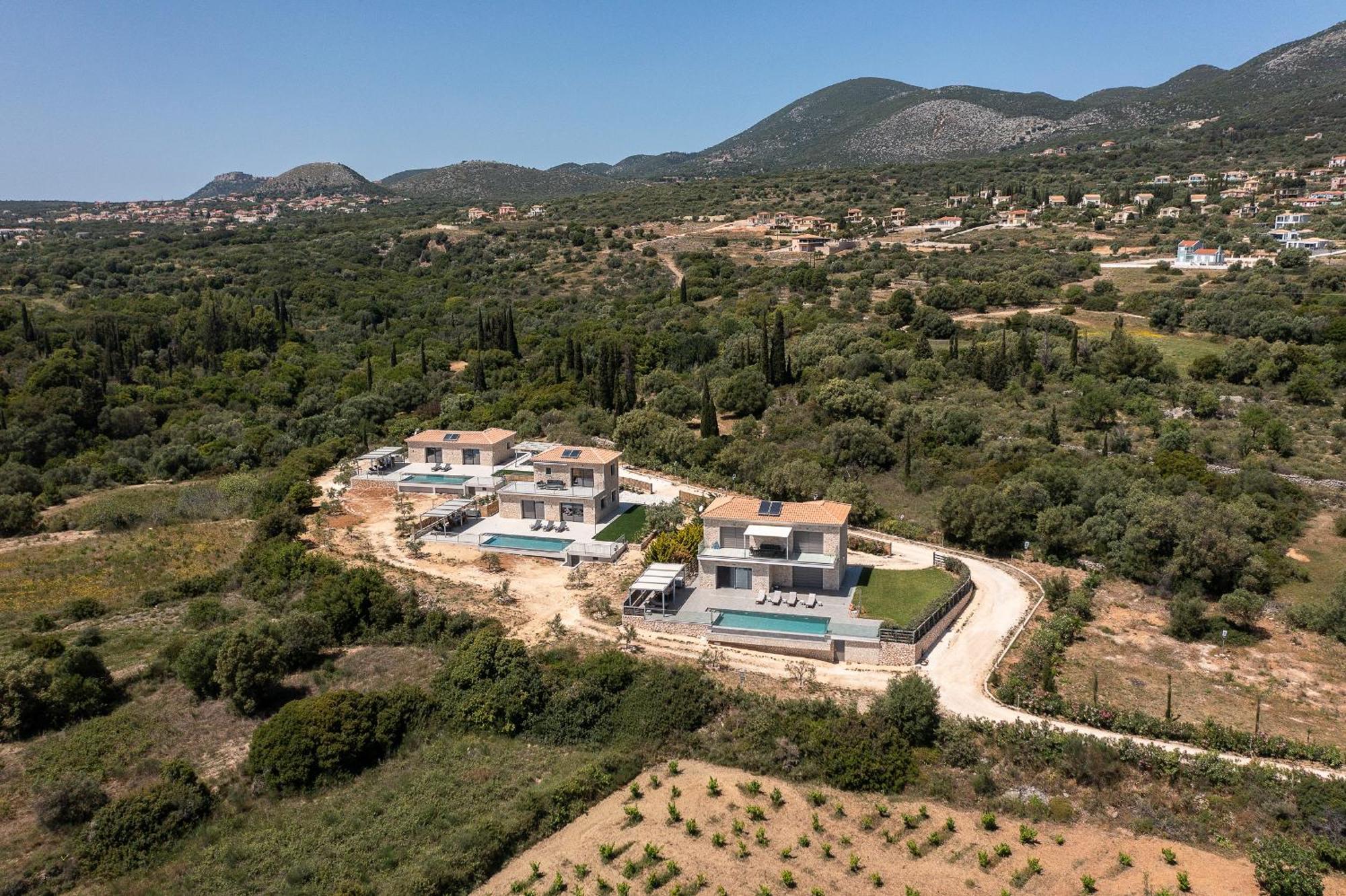 Kefalonia Stone Villas - Villa Petros Kefalonica Trapezaki  Buitenkant foto